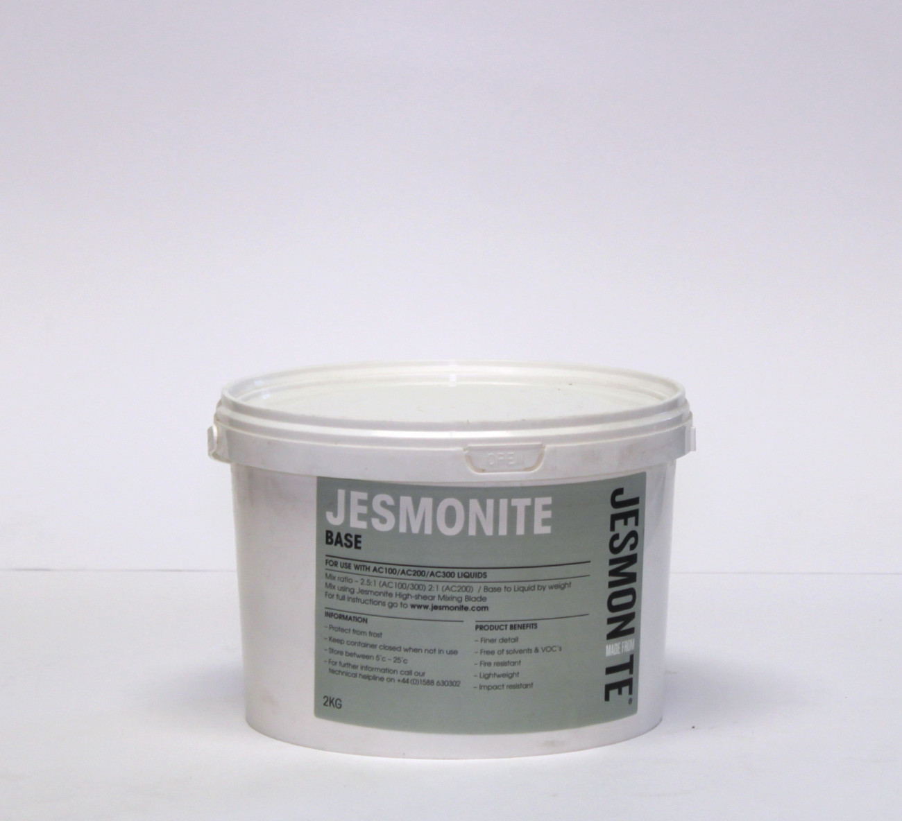 Jesmonite AC100 Water Based Acrylic Powder only Glassfibre and Resin