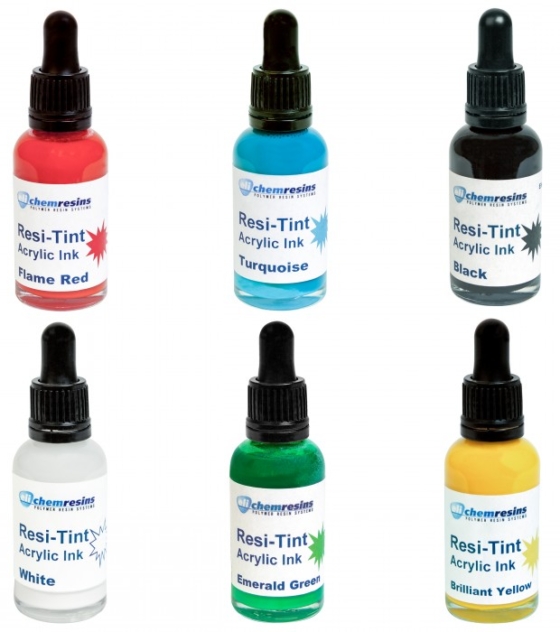 resiTINT Acrylic Pigment Glassfibre and Resin Supplies Ltd