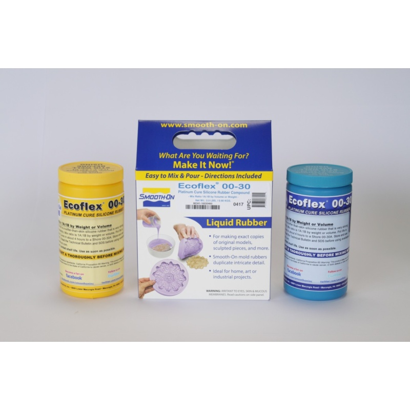  Ecoflex 00-30 - Super-Soft, Addition Cure Silicone Rubber -  Pint Unit